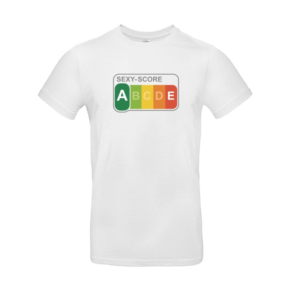 T-shirt humour original Sexy Score T Shirt couleur White