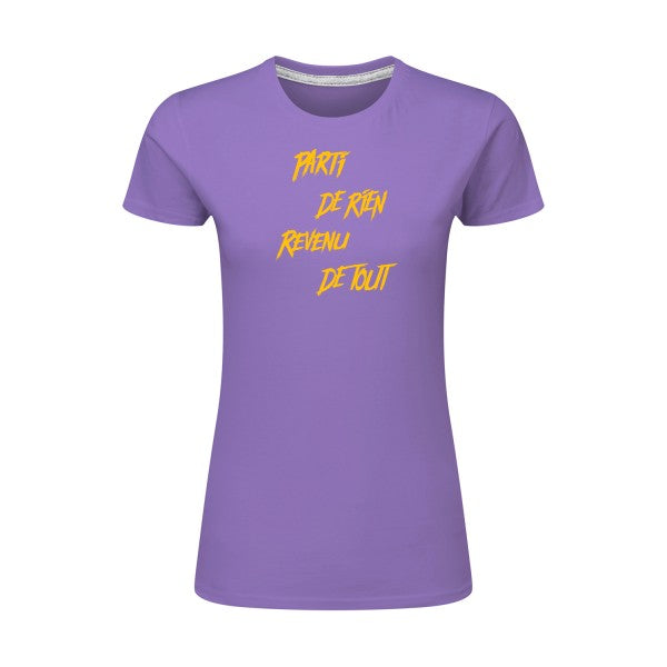 Parti de rien jaune Or |T shirt original femme|SG