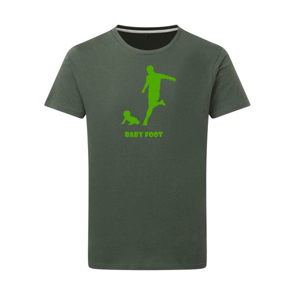 Baby foot vert pomme -Flex vert pomme sur T-shirt SG  Thyme  2XL