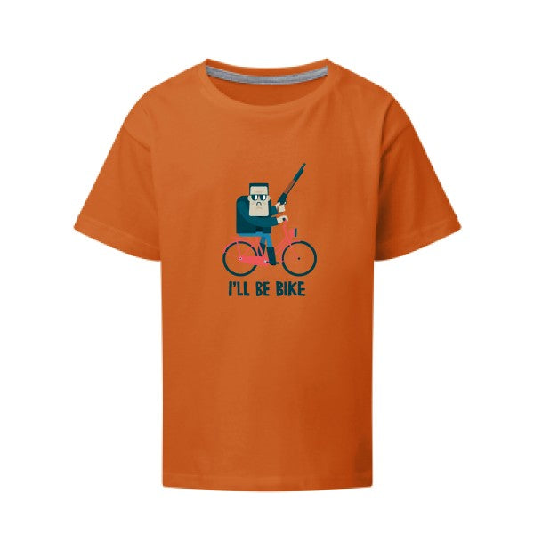 I'll be bike SG - Kids T-shirt enfant Orange Taille 152 (11-12/2XL)