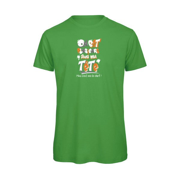 T-shirt humour original C Est Moi Le Chef T Shirt couleur Real Green