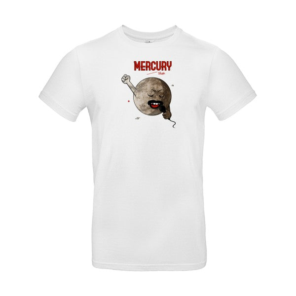 T-shirt humour original mercury T Shirt couleur White