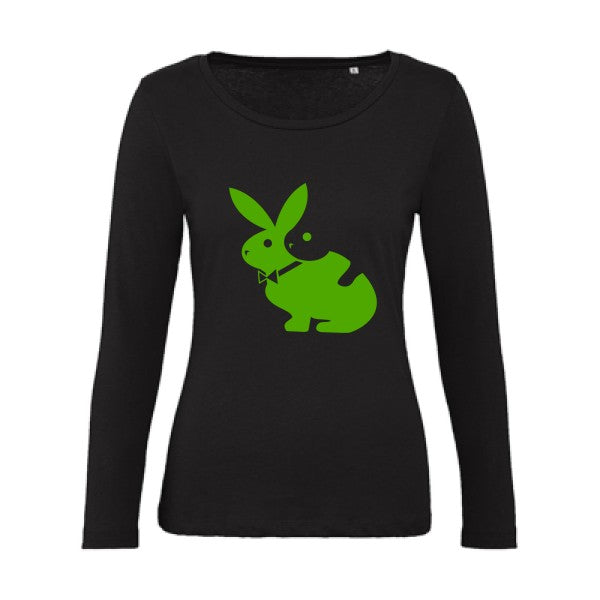 hot  Vert pomme |   T shirt manches longues femme|100% bio