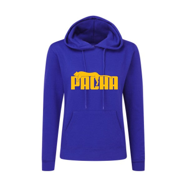 Pacha jaune Or |Sweat original à capuche Femme