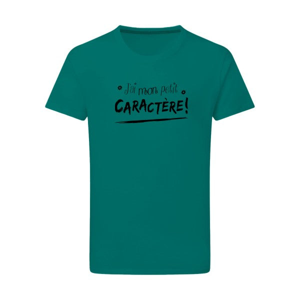 J'ai mon petit CARACTÈRE !  Tshirt original Emerald Green  2XL