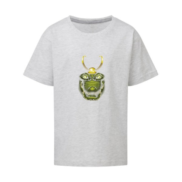 Alligator smile SG - Kids T-shirt enfant Ash Grey Taille 152 (11-12/2XL)