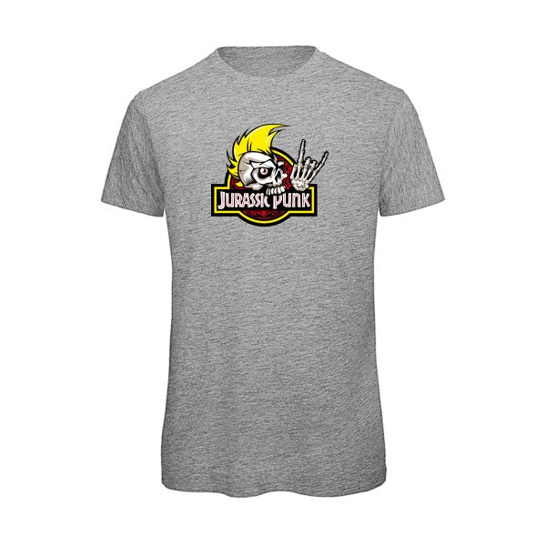 T-shirt humour original Jurassik Punk T Shirt couleur Sport Grey
