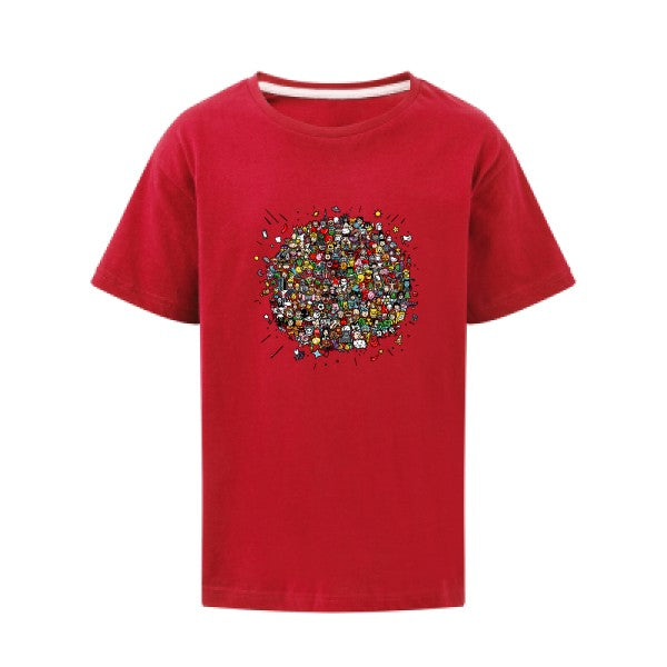 Planète Pop Culture SG - Kids T-shirt enfant Red Taille 152 (11-12/2XL)