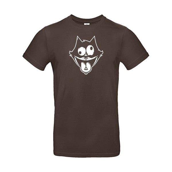 Freak the cat !Flex Blanc - E190 T-shirt|Brown||2XL