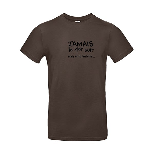 JAMAIS... Flex noir |E190 T-shirt|Brown||2XL