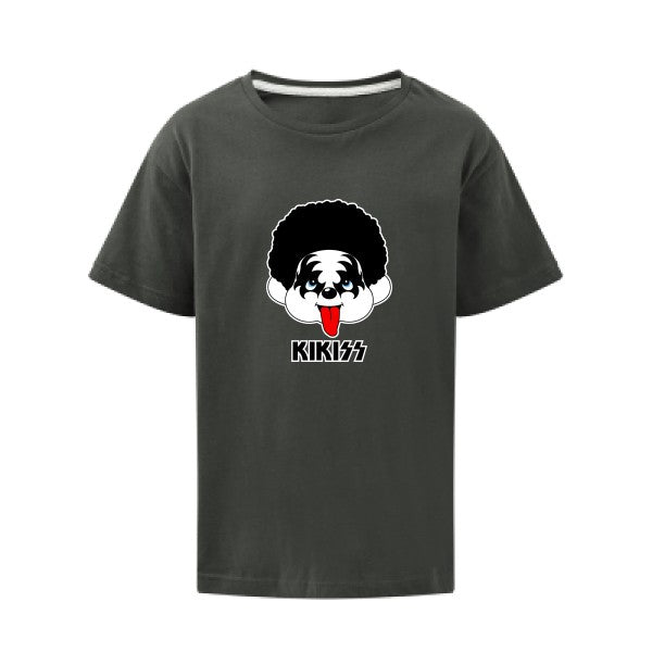 KIKISS SG - Kids T-shirt enfant Charcoal Taille 152 (11-12/2XL)