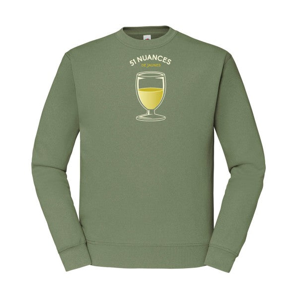 51 nuances de jaunes Fruit of the loom 280 g/m² Sweat shirt