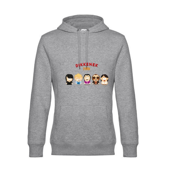 DIKKENEK-PARK- Sweat à capuche original Heather Grey - RueDuTeeshirt