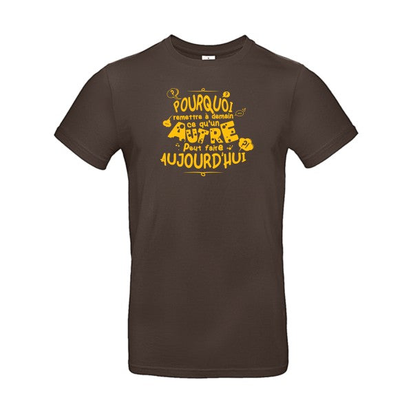 L'art de déléguerFlex jaune or - E190 T-shirt|Brown||2XL