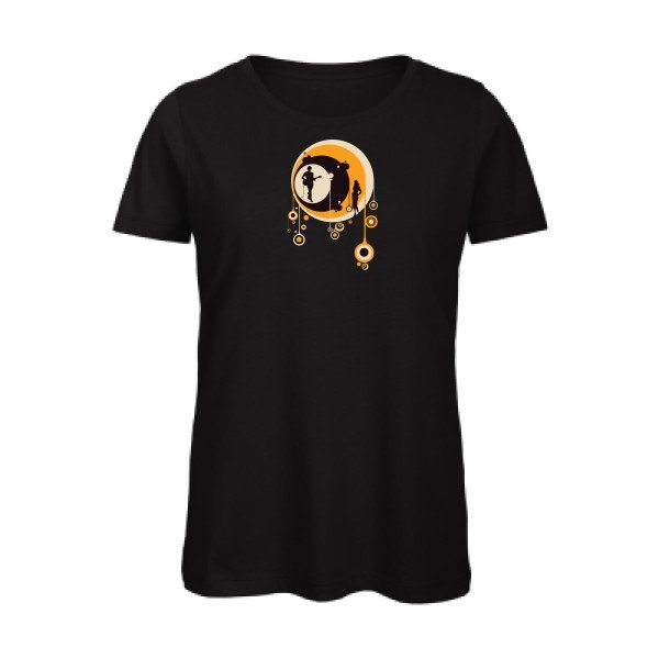 70-s- - t-shirt original femme Black