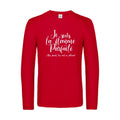 la flemme parfaite - t shirt- manches- longues- original- humour- Red impression Face