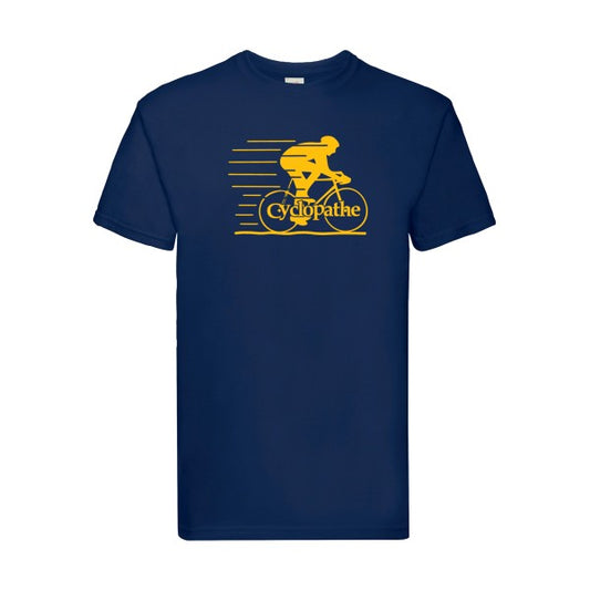 T-shirt|CYCLOPATHE ! |flex jaune Or| Fruit of the loom 205 g 