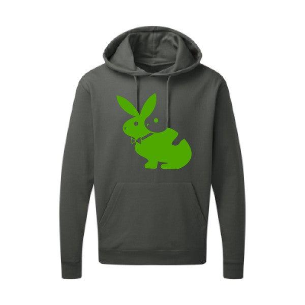 hot  |Sweat  capuche humoristique Vert pomme 