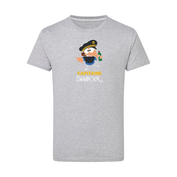 T-shirt homme Capitaine Shaddock - T-shirt inspiré des héros marins Light Oxford 5XL