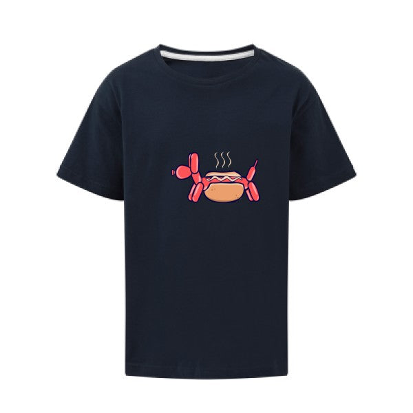 HotDog SG - Kids T-shirt enfant Navy Taille 140 (9-10/XL)