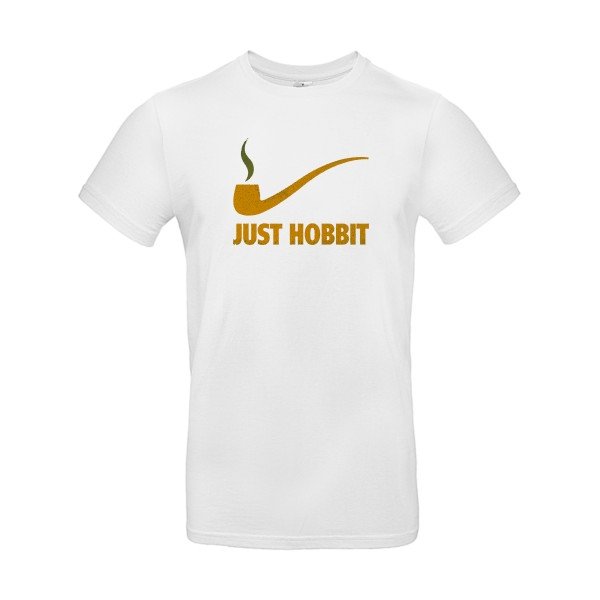T-shirt humour original Just Hobbit T Shirt couleur White