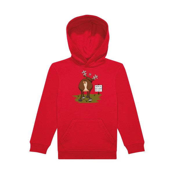 sweat capuche enfant Red Gaz-a-effet-de-cerf