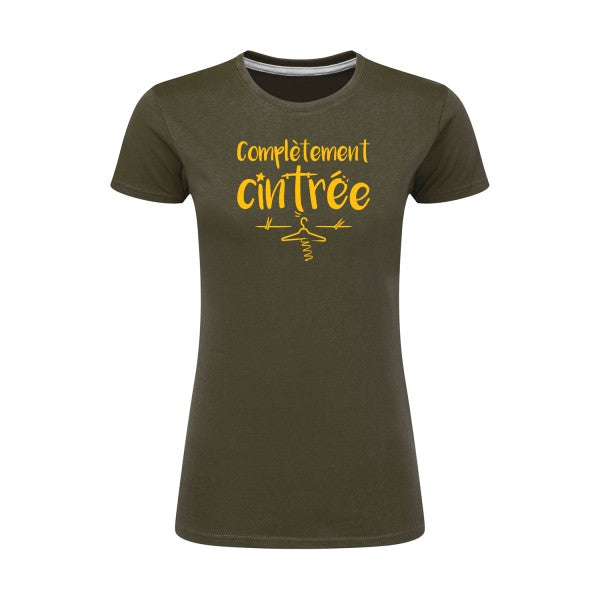 Complètement cintré  |jaune Or |T shirt original femme|SG