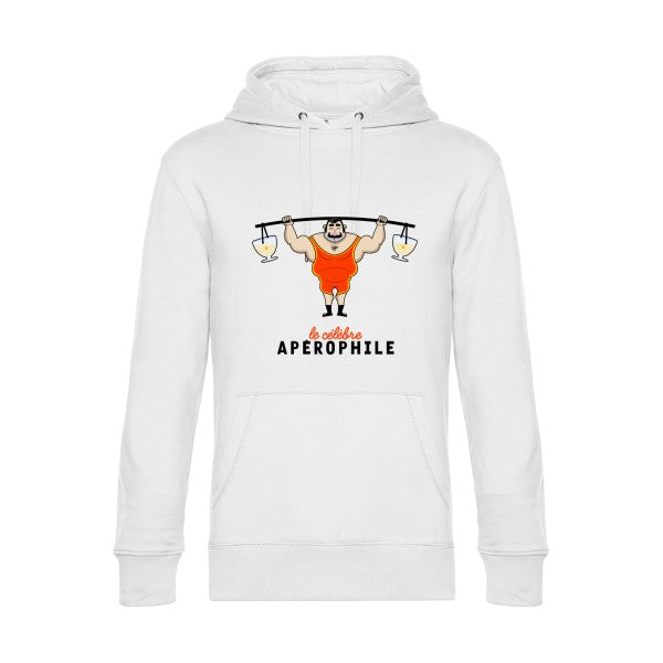 APEROPHILE- Sweat à capuche original White - RueDuTeeshirt