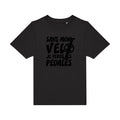 T-shirt original enfant Sans-mon-velo-je-perds-les-pedales- couleur Black flex Noir