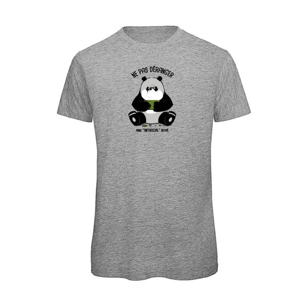 T-shirt humour original Ne Pas Deranger T Shirt couleur Sport Grey