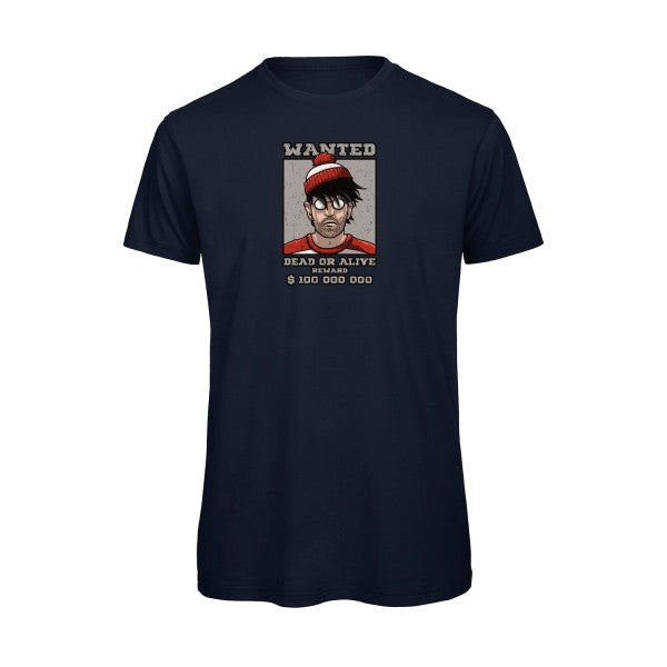 T-shirt humour original ou est il T Shirt couleur Navy