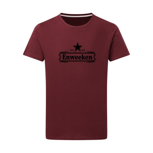 En week end !  noir -Flex noir sur T-shirt SG  Burgundy  2XL