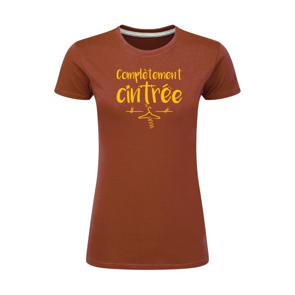 Complètement cintré  |jaune Or |T shirt original femme|SG