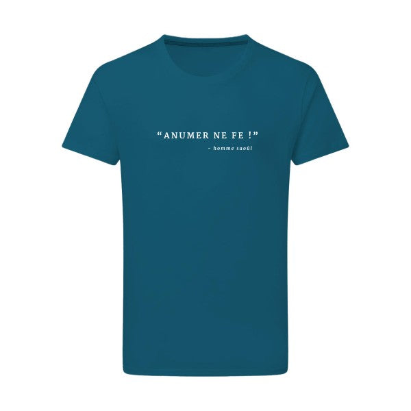 ANUMER NE FE! Blanc -Flex Blanc sur T-shirt SG  Petrol  2XL