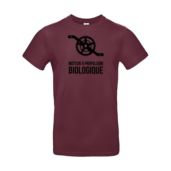 Cyclisme & écologieFlex noir - E190 T-shirt|Burgundy||2XL