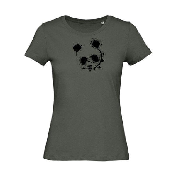 panda- - t-shirt original femme Millennial Khaki