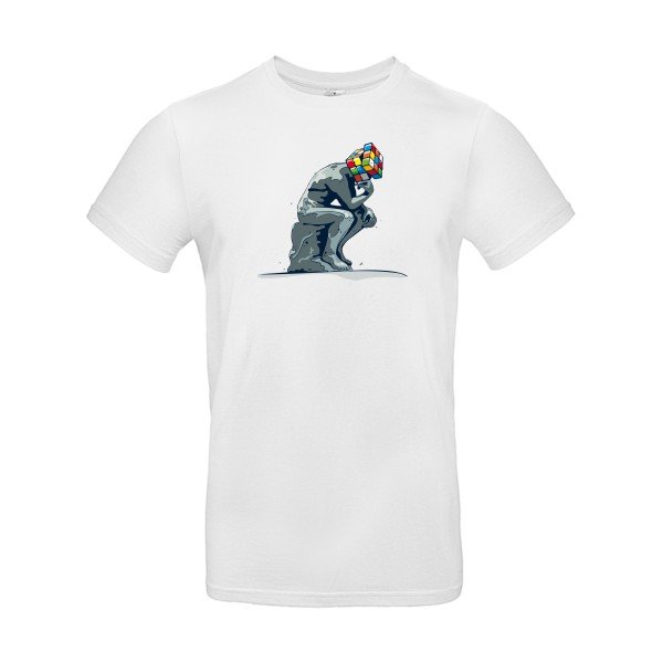 T-shirt humour original Reflexion En Cours T Shirt couleur White