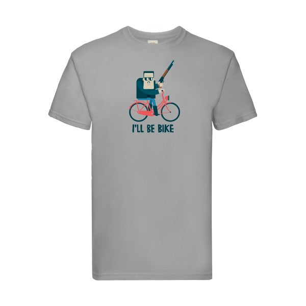 I'll be bike Fruit of the loom 205 g/m² T-shirt/ zinc