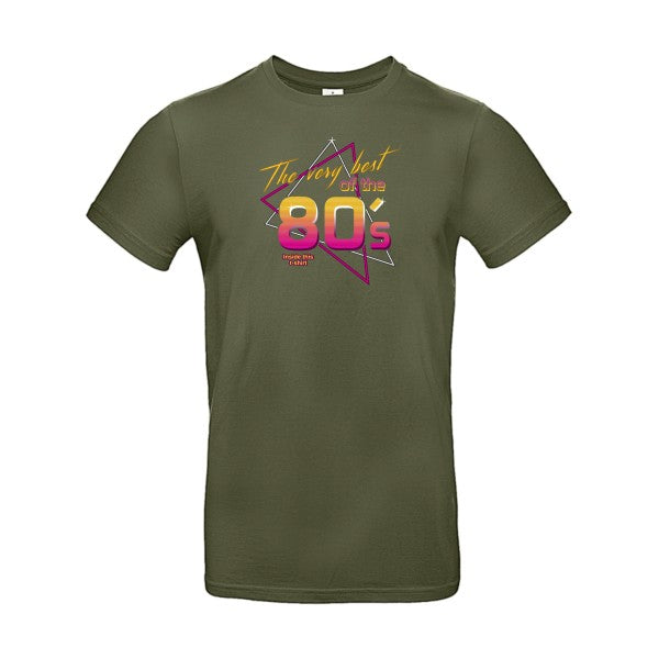 T-shirt humour original Annee 80S T Shirt couleur Urban Khaki