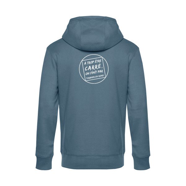 Cercle-vicieux sweat shirt original nordic blue flex Blanc impression Dos