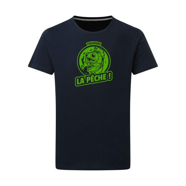 Toujours la pêche ! - Flex Vert pomme Tshirt original Navy  5XL