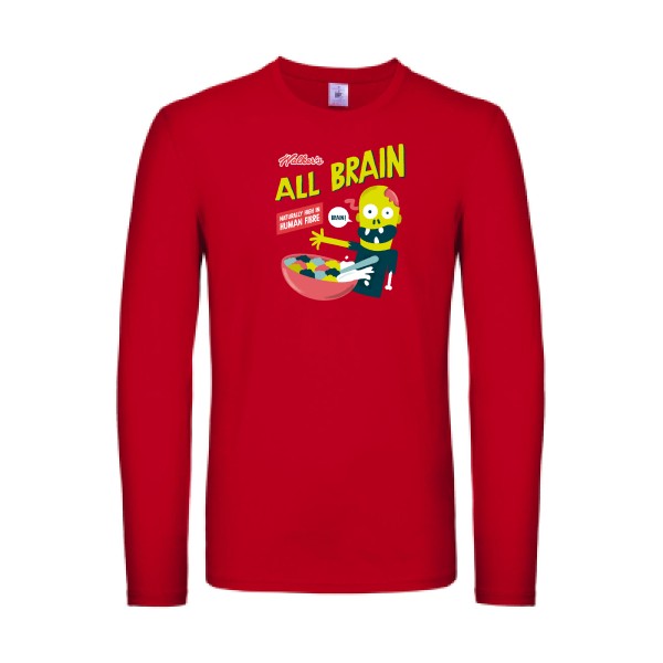 All brain B&C - E150 LSL T-shirt manches longues léger