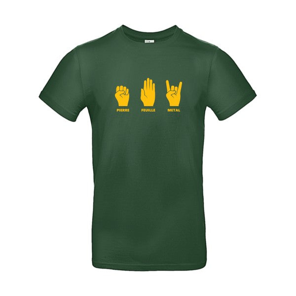 Pierre Feuille MetalFlex jaune or- T-shirt E190|Bottle Green||2XL