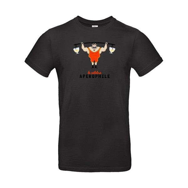 T-shirt humour original Aperophile T Shirt couleur Black