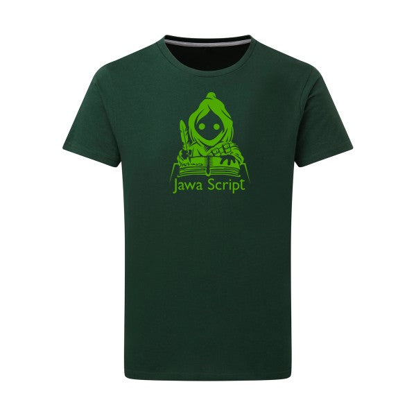 Jawa script vert pomme -Flex vert pomme sur T-shirt SG  Bottle Green  2XL