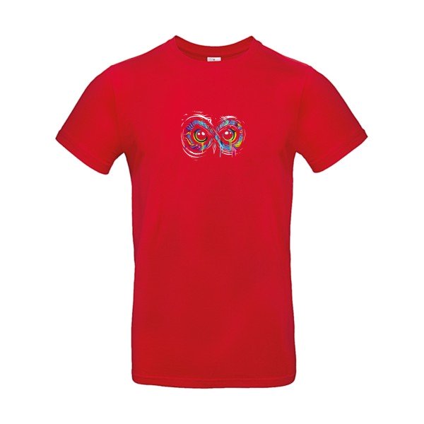 T-shirt humour original Infiniment Chouette T Shirt couleur Red