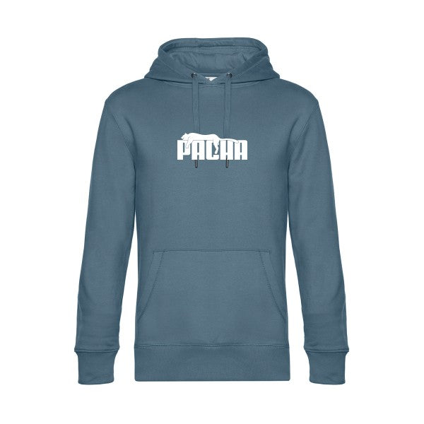 Pacha sweat shirt original nordic blue flex Blanc impression Face