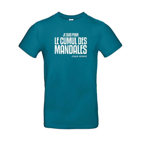 Cumul des Mandales B&C - E190 T-shirt|Diva Blue||2XL