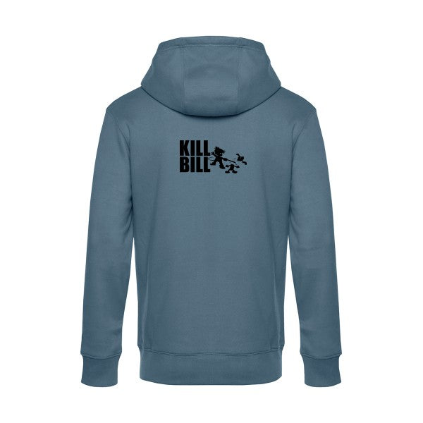 kill-bill sweat shirt original nordic blue flex Noir impression Dos