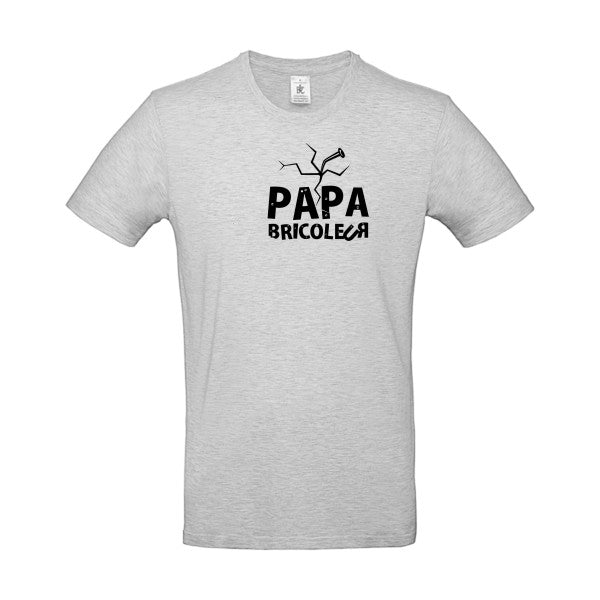 Papa bricoleur Flex noir |E190 T-shirt|Ash||2XL